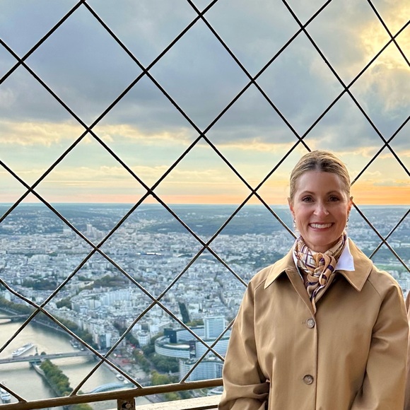 Sezane Carter Trench Coat with Plaid Lining - Picture 7 of 10